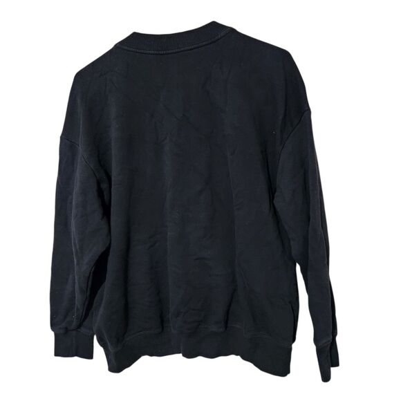 Under Armour Women Sweatshirt Size Medium  Black Loose - Picture 3 of 13